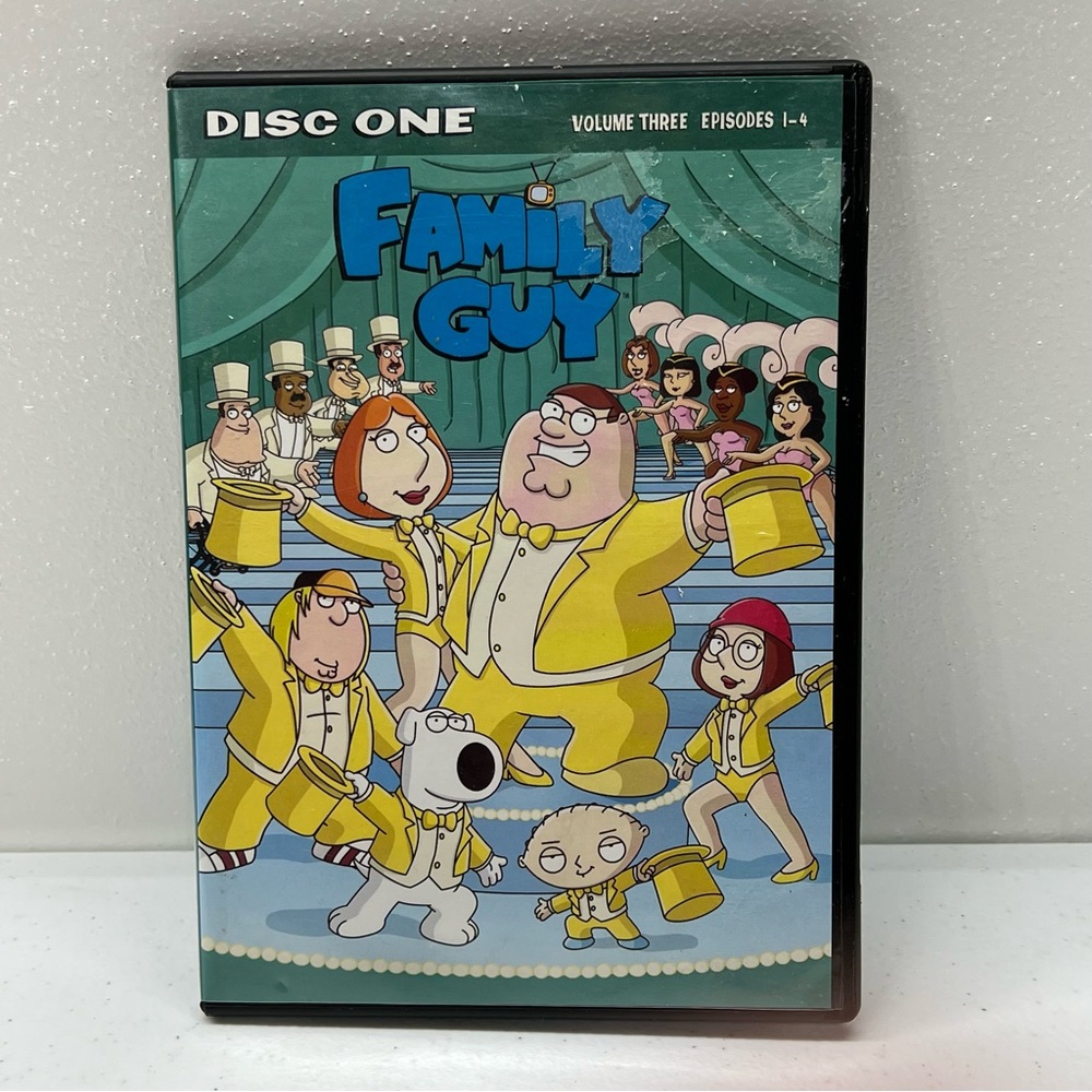 Family Guy Disc One Volume 3 (DVD, 2009 Episodes 1-4) Replacement